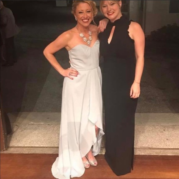 🆕Staples’s David’s bridal high low gown mystic - Picture 2 of 7